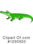 Crocodile Clipart #1290920 by Vector Tradition SM