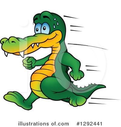 Royalty-Free (RF) Crocodile Clipart Illustration by dero - Stock Sample #1292441