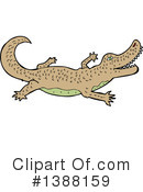 Crocodile Clipart #1388159 by lineartestpilot