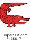 Crocodile Clipart #1388171 by lineartestpilot