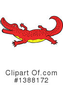 Crocodile Clipart #1388172 by lineartestpilot