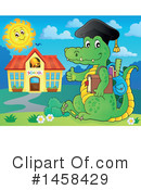Crocodile Clipart #1458429 by visekart