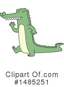 Crocodile Clipart #1485251 by lineartestpilot