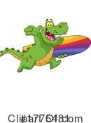 Crocodile Clipart #1775481 by Hit Toon