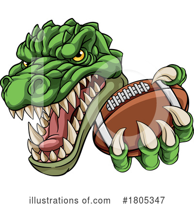 Royalty-Free (RF) Crocodile Clipart Illustration by AtStockIllustration - Stock Sample #1805347