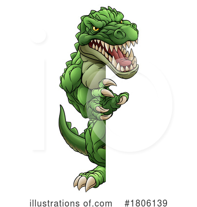 Royalty-Free (RF) Crocodile Clipart Illustration by AtStockIllustration - Stock Sample #1806139