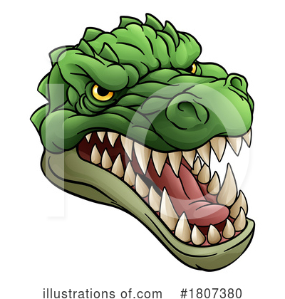 Royalty-Free (RF) Crocodile Clipart Illustration by AtStockIllustration - Stock Sample #1807380
