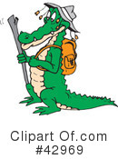 Crocodile Clipart #42969 by Dennis Holmes Designs