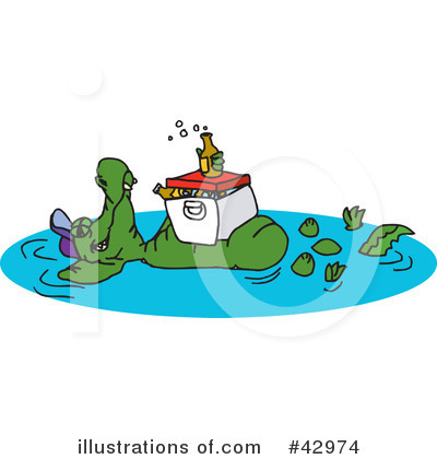 Crocodile Clipart #42974 by Dennis Holmes Designs