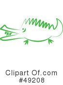 Crocodile Clipart #49208 by Prawny
