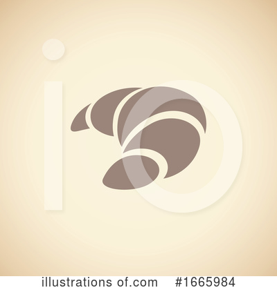 Royalty-Free (RF) Croissant Clipart Illustration by cidepix - Stock Sample #1665984