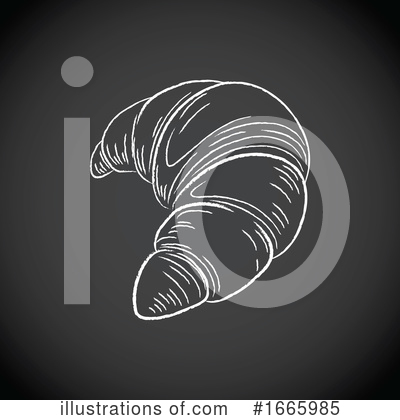 Royalty-Free (RF) Croissant Clipart Illustration by cidepix - Stock Sample #1665985