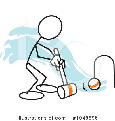 Croquet Clipart #1048896 by Johnny Sajem