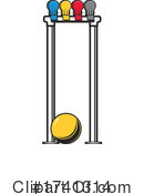Croquet Clipart #1741314 by Vector Tradition SM