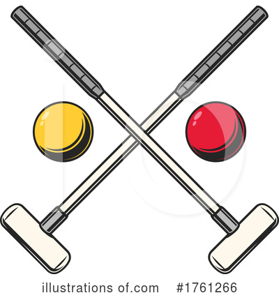Croquet Clipart #1761266 by Vector Tradition SM