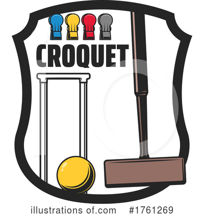 Croquet Clipart #1761269 by Vector Tradition SM