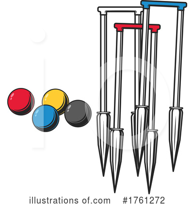 Croquet Clipart #1761272 by Vector Tradition SM