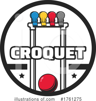 Croquet Clipart #1761275 by Vector Tradition SM