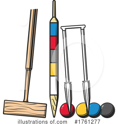 Croquet Clipart #1761277 by Vector Tradition SM