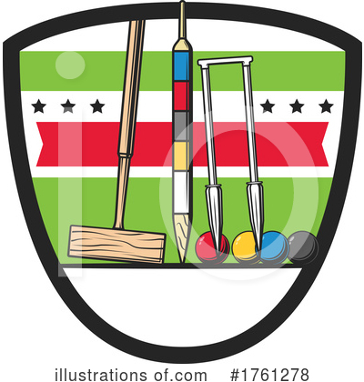 Croquet Clipart #1761278 by Vector Tradition SM