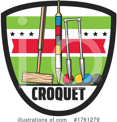Croquet Clipart #1761279 by Vector Tradition SM