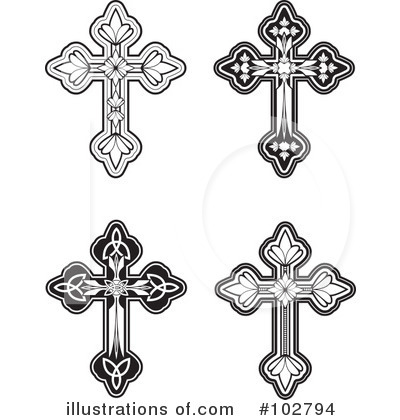 Royalty-Free (RF) Cross Clipart Illustration by Cory Thoman - Stock Sample #102794