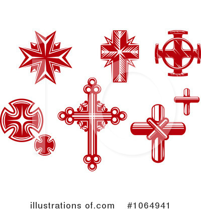 Royalty-Free (RF) Cross Clipart Illustration by Vector Tradition SM - Stock Sample #1064941