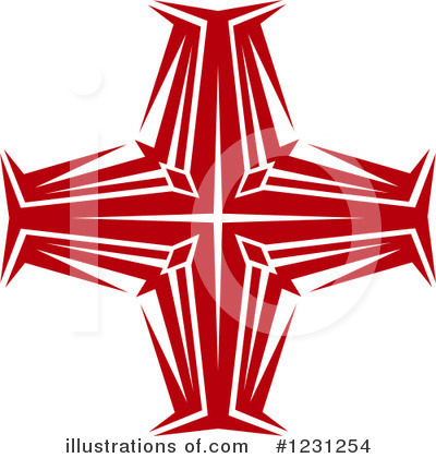 Royalty-Free (RF) Cross Clipart Illustration by Vector Tradition SM - Stock Sample #1231254