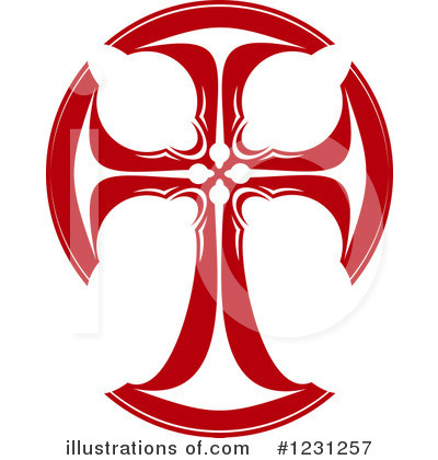 Royalty-Free (RF) Cross Clipart Illustration by Vector Tradition SM - Stock Sample #1231257