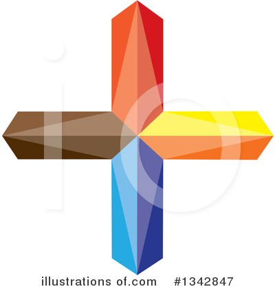 Royalty-Free (RF) Cross Clipart Illustration by ColorMagic - Stock Sample #1342847