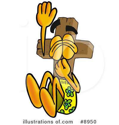 Royalty-Free (RF) Cross Clipart Illustration by Mascot Junction - Stock Sample #8950