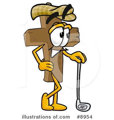 Royalty-Free (RF) Cross Clipart Illustration by Mascot Junction - Stock Sample #8954