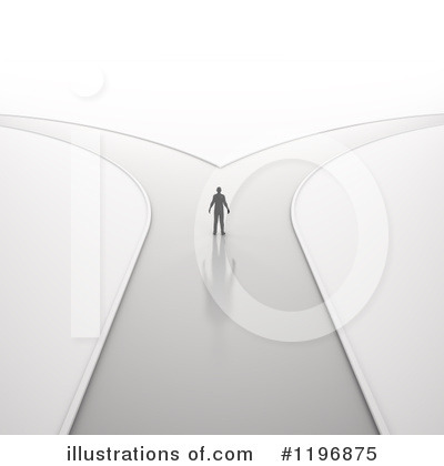 Royalty-Free (RF) Crossroads Clipart Illustration by Mopic - Stock Sample #1196875