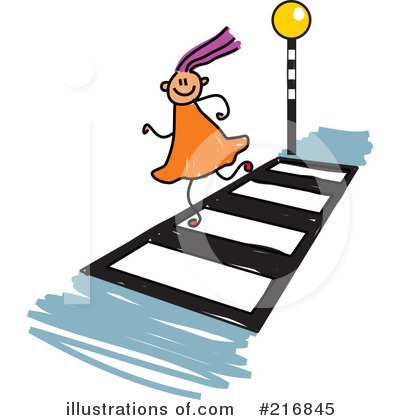 Royalty-Free (RF) Crosswalk Clipart Illustration by Prawny - Stock Sample #216845