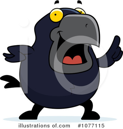 Crow Clipart #1077115 by Cory Thoman