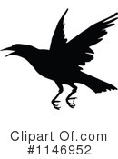 Crow Clipart #1146952 by Prawny Vintage
