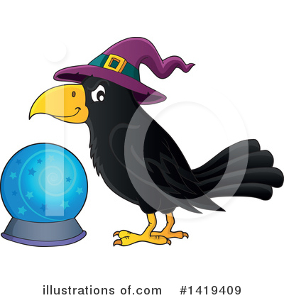 Crow Clipart #1419409 by visekart