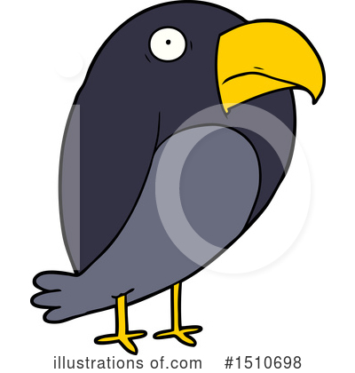 Royalty-Free (RF) Crow Clipart Illustration by lineartestpilot - Stock Sample #1510698