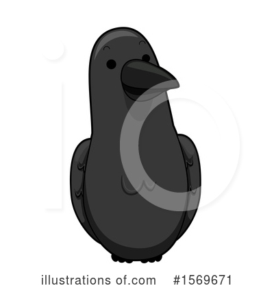 Royalty-Free (RF) Crow Clipart Illustration by BNP Design Studio - Stock Sample #1569671