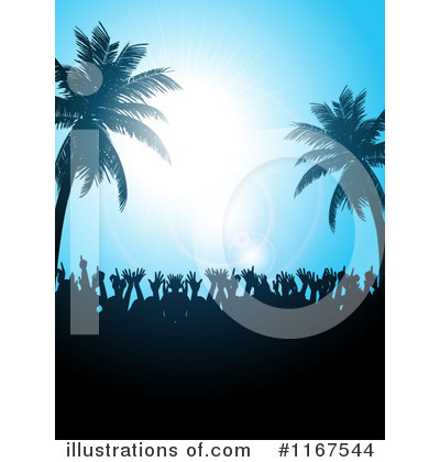 Royalty-Free (RF) Crowd Clipart Illustration by elaineitalia - Stock Sample #1167544