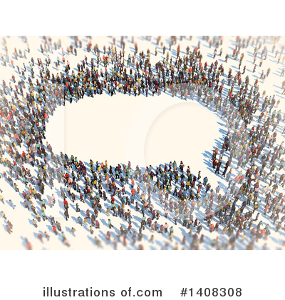 Royalty-Free (RF) Crowd Clipart Illustration by Mopic - Stock Sample #1408308
