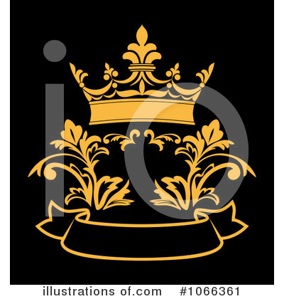 Royalty-Free (RF) Crown Clipart Illustration by Vector Tradition SM - Stock Sample #1066361