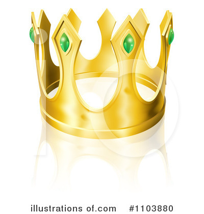Royalty-Free (RF) Crown Clipart Illustration by AtStockIllustration - Stock Sample #1103880