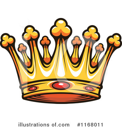 Gold Crown Clipart #1168011 by Vector Tradition SM