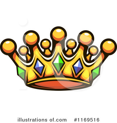 Royalty-Free (RF) Crown Clipart Illustration by Vector Tradition SM - Stock Sample #1169516