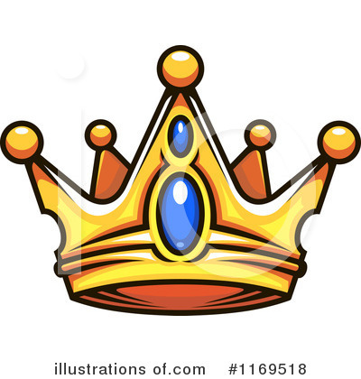 Royalty-Free (RF) Crown Clipart Illustration by Vector Tradition SM - Stock Sample #1169518