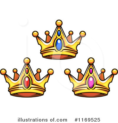Royalty-Free (RF) Crown Clipart Illustration by Vector Tradition SM - Stock Sample #1169525