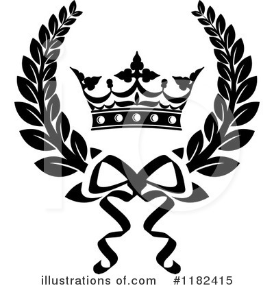 Royalty-Free (RF) Crown Clipart Illustration by Vector Tradition SM - Stock Sample #1182415