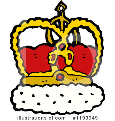Royalty-Free (RF) Crown Clipart Illustration by lineartestpilot - Stock Sample #1190949