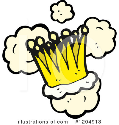 Royalty-Free (RF) Crown Clipart Illustration by lineartestpilot - Stock Sample #1204913